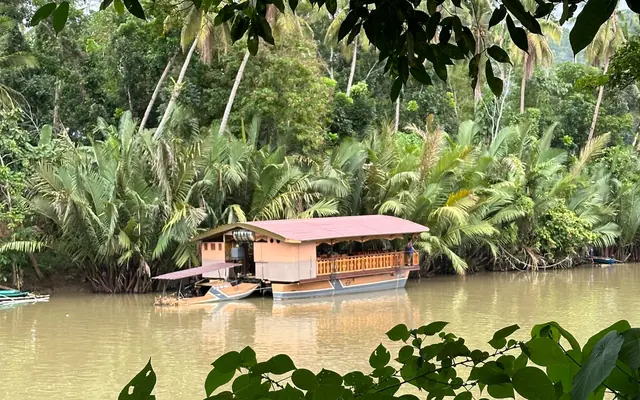 A floating restaurant on the Loboc River, Bohol